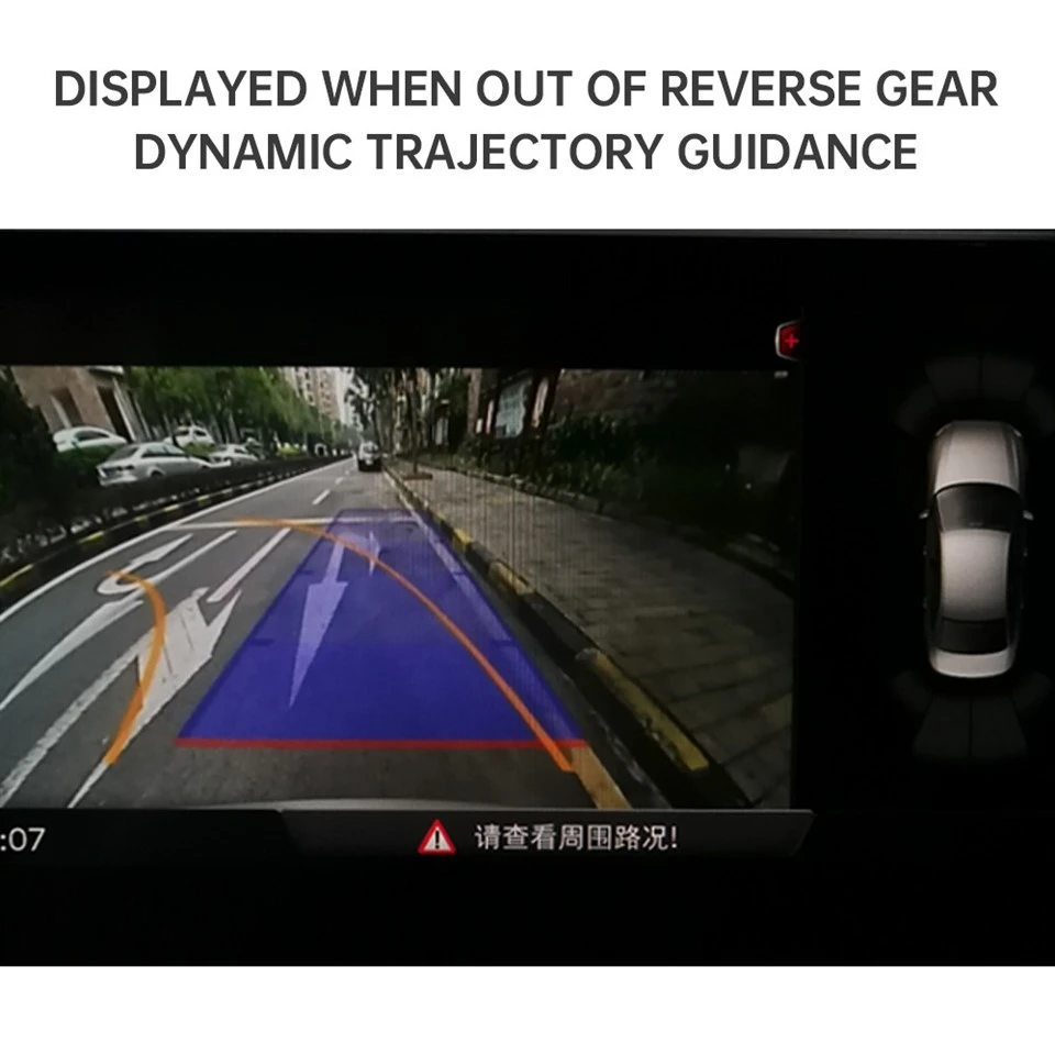 Audi VW EV-Specific Ethernet backup parking Camera with Dynamic Guidelines