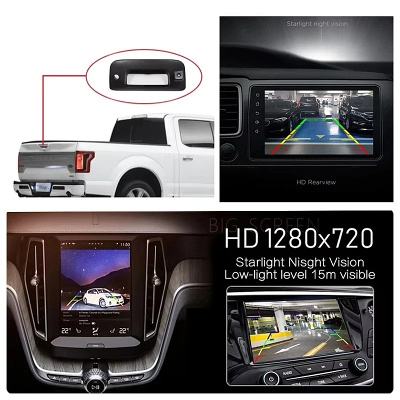 Chevrolet Silverado Sierra Heavy-Duty Handle backup back view Camera