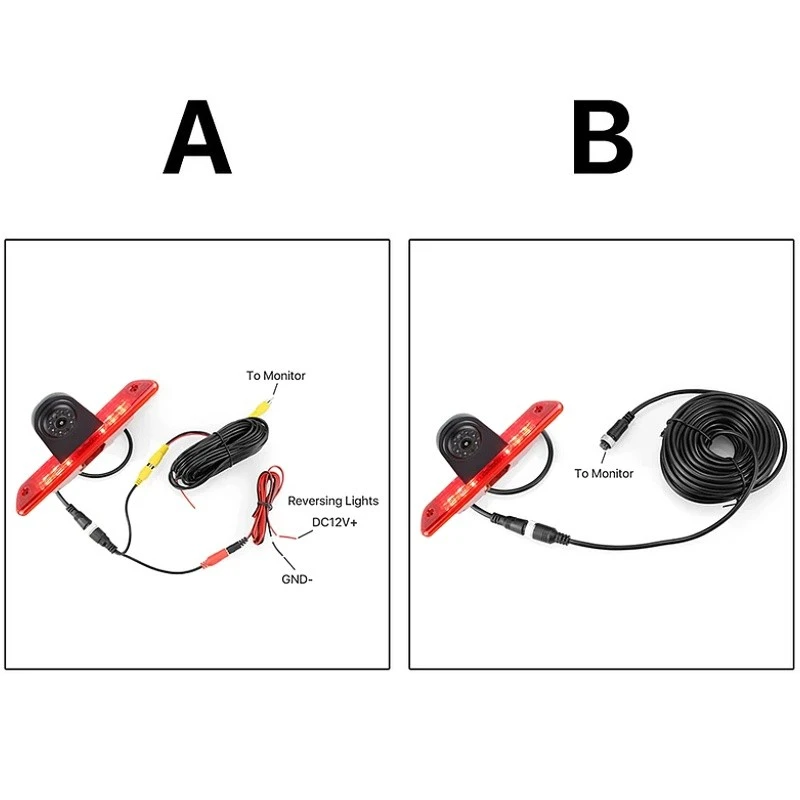 Citroën Peugeot Toyota High-Mount Brake Light backup back view Camera