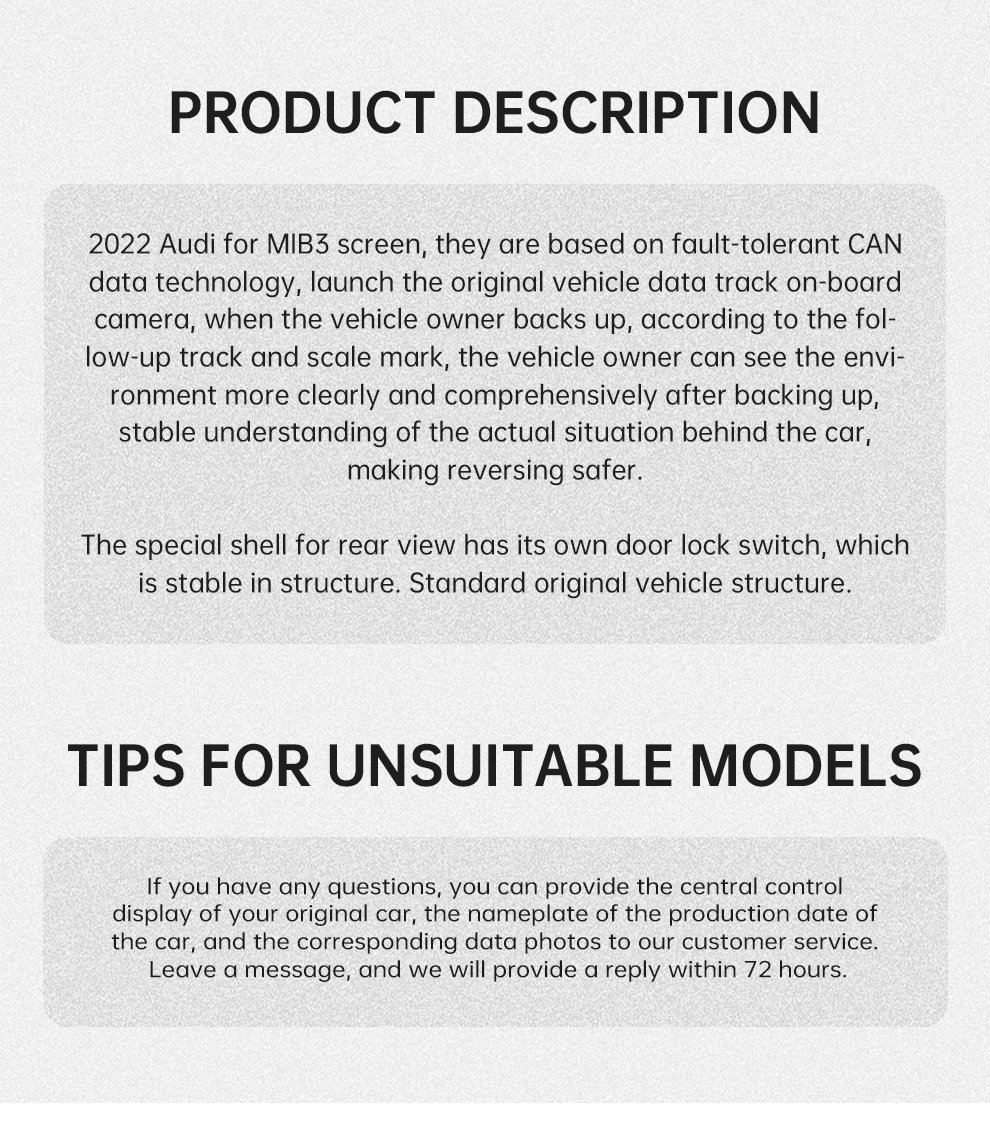 Audi Q3Q5A5 Exclusive MIB3 Flush-Mount Reverse back Camera 001 Audi Q3Q5A5 Exclusive MIB3 Flush-Mount Reverse back Camera 001