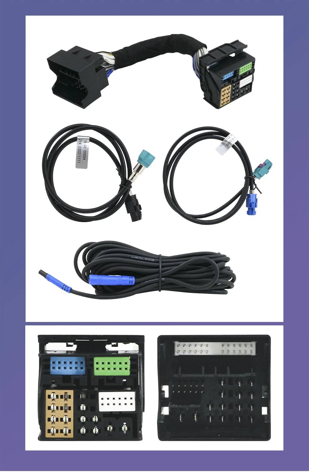 Audi VW EV-Specific Ethernet parking Camera with Dynamic Guidelines harness Audi VW EV-Specific Ethernet parking Camera with Dynamic Guidelines harness