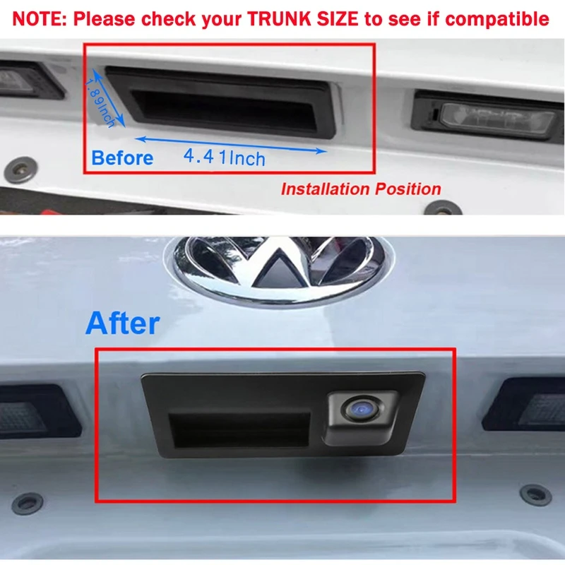 Volkswagen Audi OEM Handle reversing parking Camera Volkswagen Audi OEM Handle reversing parking Camera