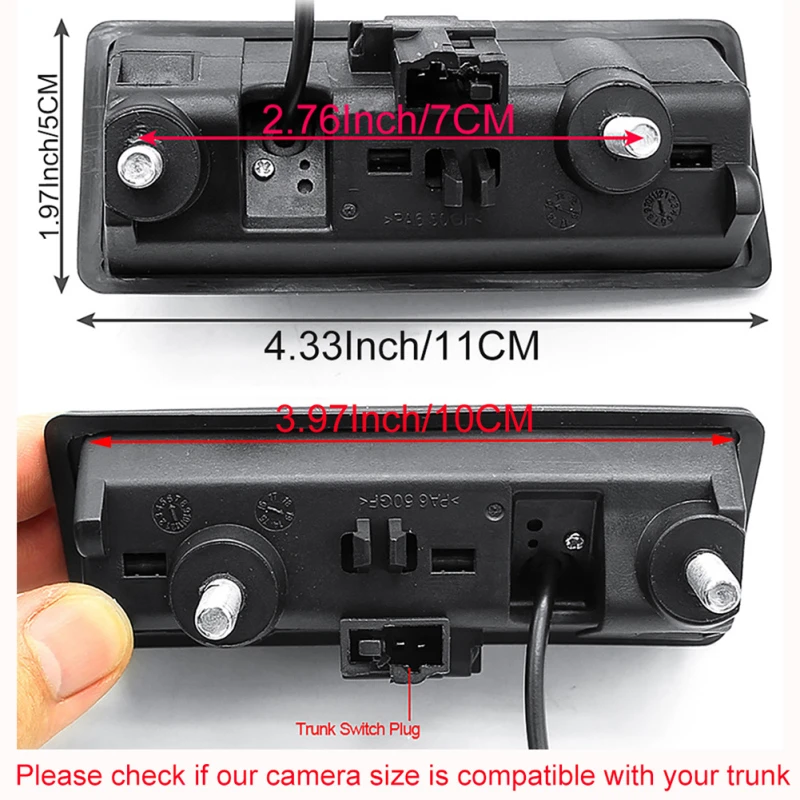 Volkswagen Audi OEM Handle rear backup Camera Volkswagen Audi OEM Handle rear backup Camera