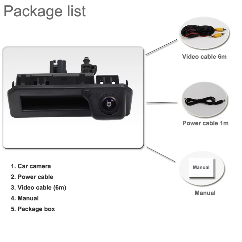 Audi Compact Handle rear view Camera Audi Compact Handle rear view Camera