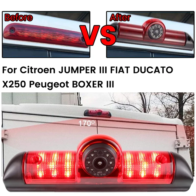 Fiat Ducato Citron Jumper High-Mount Brake Light backup back view Camera Fiat Ducato Citron Jumper High-Mount Brake Light backup back view Camera