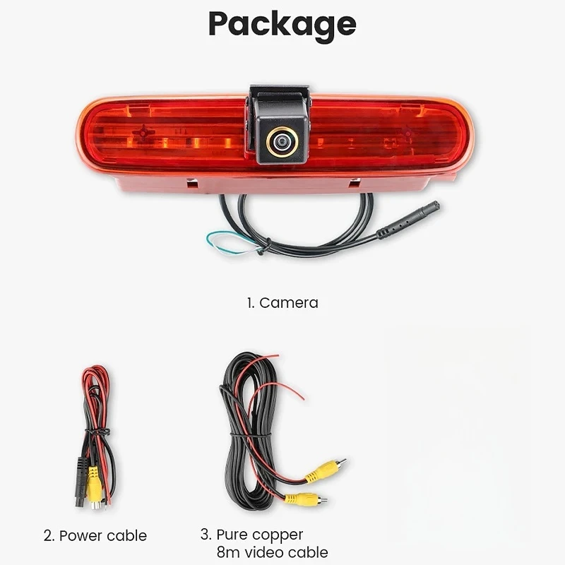 Fiat Opel High-Mount Brake Light backup back view Camera Fiat Opel High-Mount Brake Light backup back view Camera