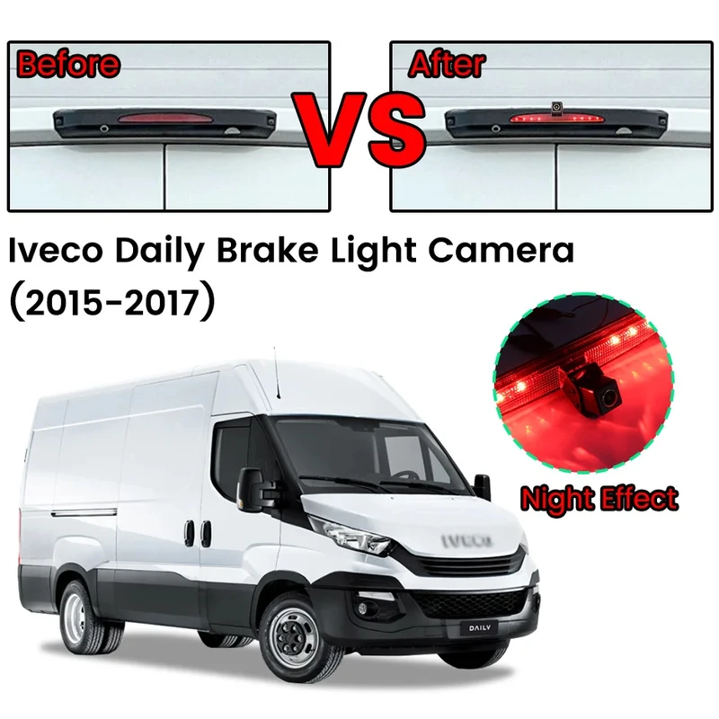 Iveco Daily 2015-2017 High-Mount Stop Lamp Integrated reversing Camera Iveco Daily 2015-2017 High-Mount Stop Lamp Integrated reversing Camera