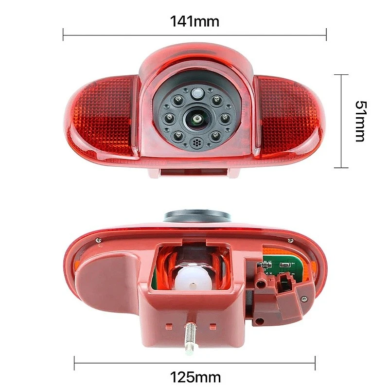 Renault Trafic Combo Vauxhall Vivaro High-Mount Brake Light reversing backup Camera
