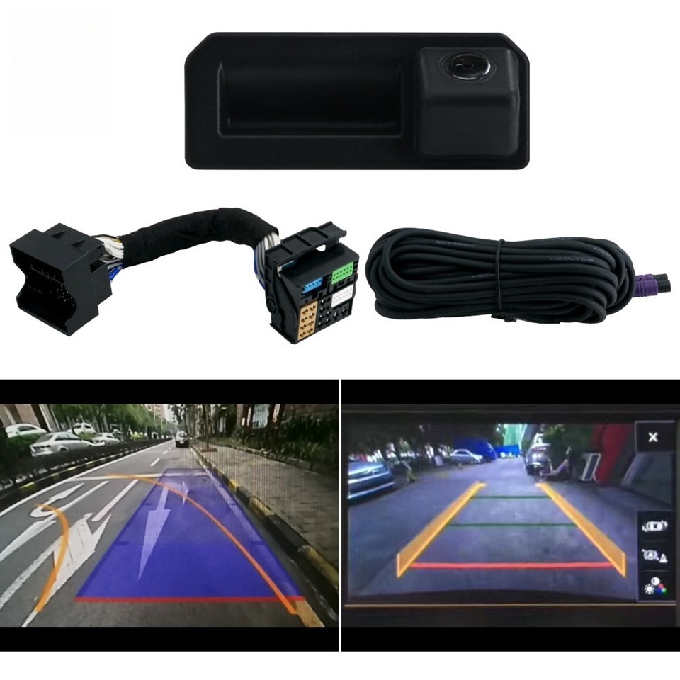 Volkswagen MIB Dynamic Guidelines Backup Camera (Dedicated Interface)